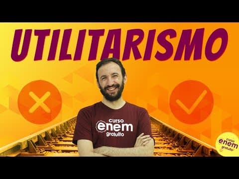 Thumbnail da aula: UTILITARISMO | Resumo de Filosofia para o Enem. Professor Alan Ghedini