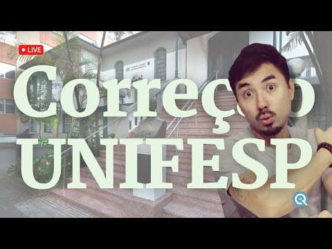 Thumbnail da aula: Correção UNIFESP 2023 | Química