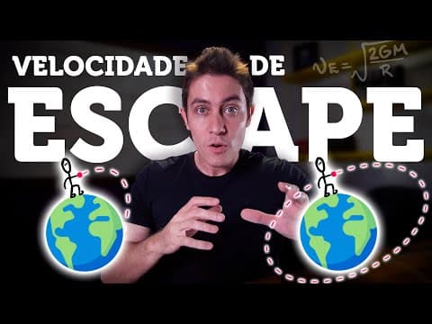 Thumbnail da aula: Como fugir do campo gravitacional da terra? (velocidade de escape)