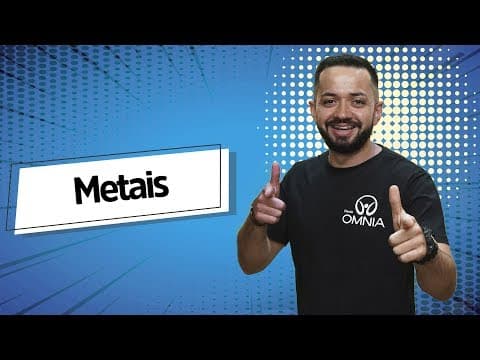 Thumbnail da aula: Metais - Brasil Escola