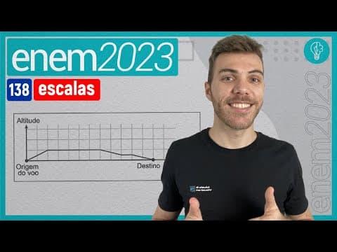 Thumbnail da aula: ENEM 2023 - Um controlador de voo dispõe de um instrumento que descreve a altitude de uma - ESCALAS
