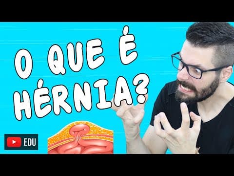 Thumbnail da aula: HÉRNIA - O que é, tipos e sintomas | Biologia com Samuel Cunha