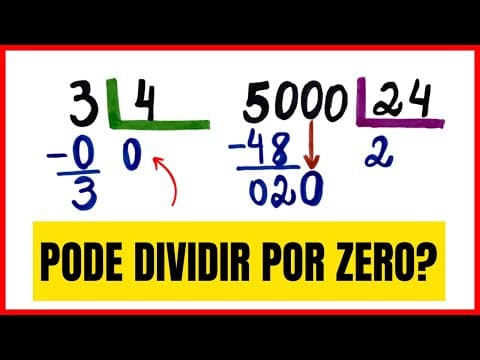 Thumbnail da aula: VOCÊ SABE DIVIDIR? APRENDA AGORA!!!