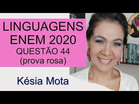 Thumbnail da aula: QUESTÃO 44 do ENEM 2020 (prova rosa)