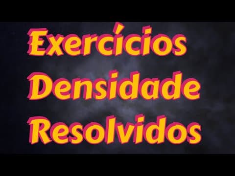 Thumbnail da aula: Exercícios Resolvidos Química Básica