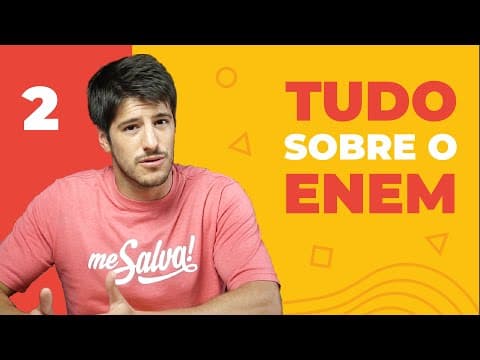 Thumbnail da aula: Como é a prova do ENEM? | Aula #02 - Curso GRATUITO | Me Salva!