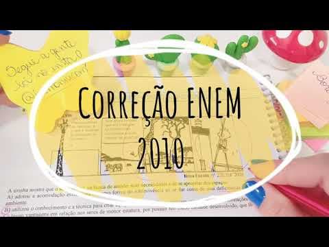 Thumbnail da aula: Correção ENEM 2010 - Biologia