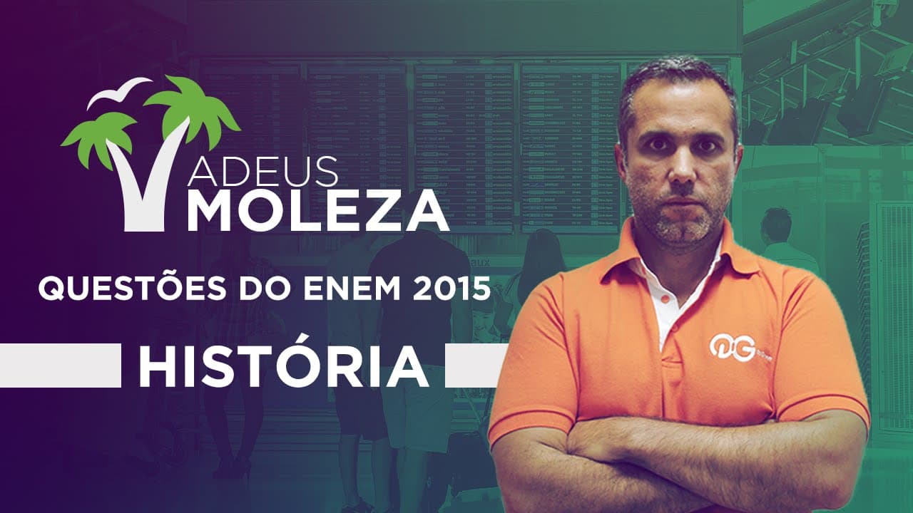 Thumbnail: Questões de história do ENEM 2015 resolvidas