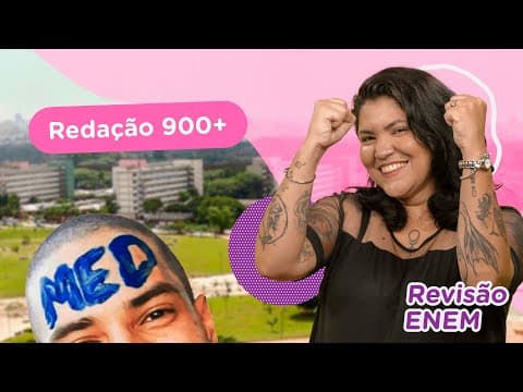 Thumbnail da aula: Estrutura de uma Redação 900+ | Redação | Revisão Enem