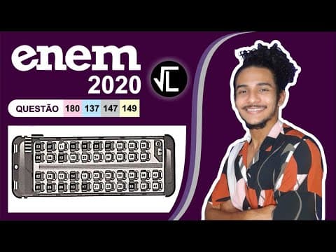 Thumbnail da aula: ENEM 2020 | Uma empresa de ônibus utiliza um sistema de vendas de passagens que fornece a imagem de