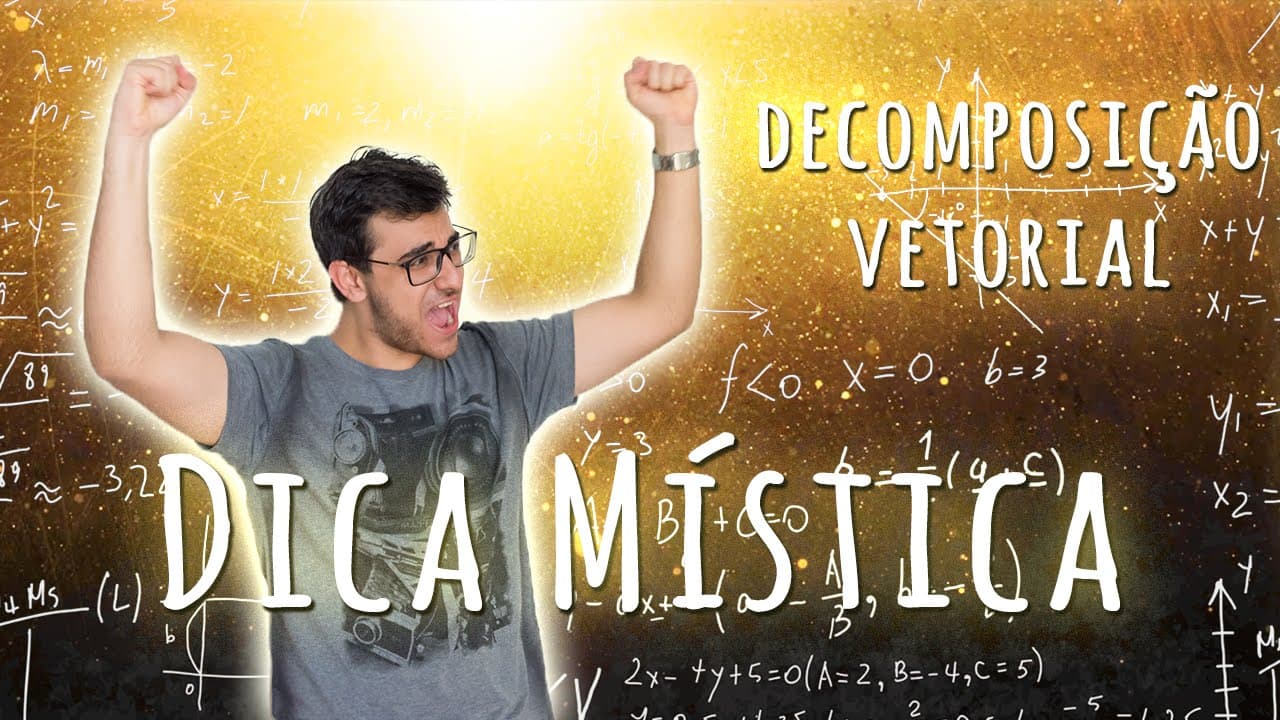Thumbnail: O JEITO MAIS RÁPIDO DE DECOMPOR VETORES | Exatas Exatas