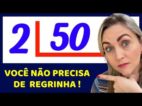 Thumbnail da aula: 🤯O QUE VOCÊ ERRA NA DIVISÃO !!! Matemática básica todo dia.📚🚀