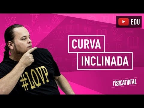 Thumbnail da aula: Resultante Centrípeta | curva sobrelevada sem atrito | ENEM e vestibulares