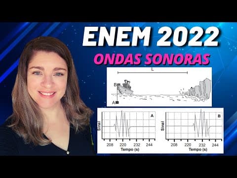 Thumbnail da aula: Ondas sonoras | (Enem 2022) O sinal sonoro oriundo da queda de uma grande bloco de gelo de uma