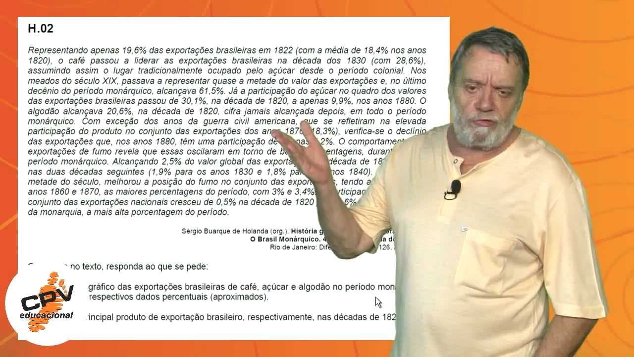 Thumbnail: História do Brasil - Fuvest 2013 - 2ª fase - 3º Dia