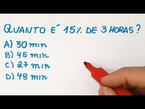 Thumbnail da aula: 🔥 HELP MATEMÁTICA BÁSICA - Porcentagem Fácil - #287