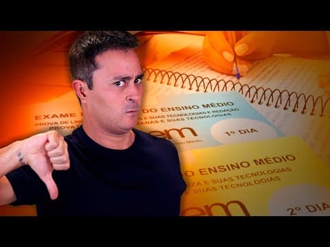 Thumbnail da aula: ENEM 2021: O PIOR ENEM DA HISTÓRIA