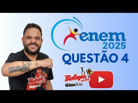 Thumbnail da aula: CITOPLASMA NA PROVA DO ENEM 2025 - QUESTÃO 4