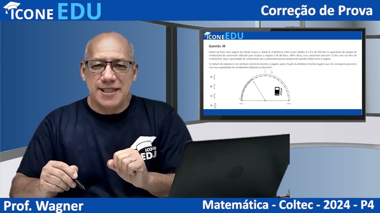 Thumbnail: COLTEC-UFMG 2024 - MATEMÁTICA P4