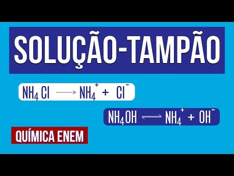 Thumbnail da aula: SOLUÇÃO-TAMPÃO: equilíbrio químico | RESUMO DE QUÍMICA PARA O ENEM. Profa. Larissa Campos
