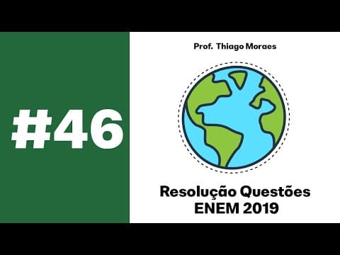 Thumbnail da aula: ENEM 2019: A pegada ecológica gigante que estamos a deixar no planeta está a transformá-lo...