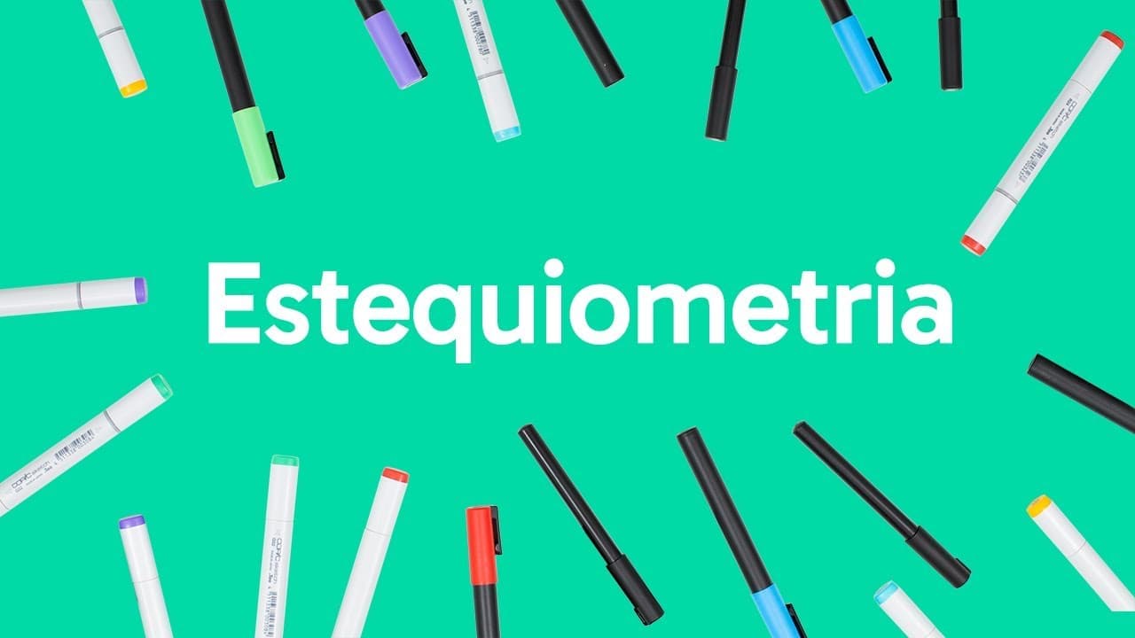 Thumbnail: ESTEQUIOMETRIA: O QUE CAI NO VESTIBULAR? | QUÍMICA | QUER QUE DESENHE? | DESCOMPLICA