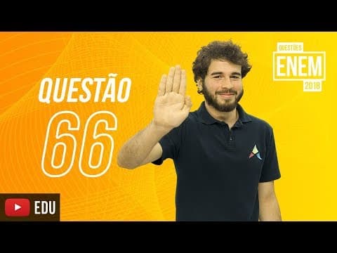 Thumbnail da aula: Enem 2018 | São Tomás de Aquino | questão 66 (caderno amarelo)