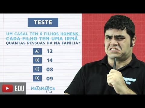 Thumbnail da aula: 💡 TESTE SUA INTELIGÊNCIA - Você Consegue Resolver o Problema dos Irmãos?