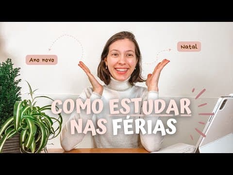 Thumbnail da aula: Estudar para o ENEM ou descansar? O que fazer nas férias | Método Questiona