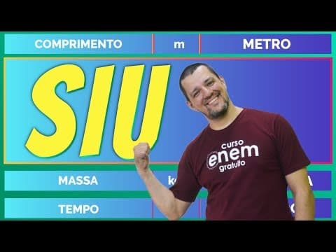 Thumbnail da aula: SISTEMA INTERNACIONAL DE UNIDADES (SIU) | Resumo de Física Enem. Prof. Marcos Rossetto