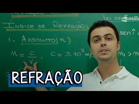 Thumbnail da aula: INTRODUÇÃO À REFRAÇÃO | FÍSICA | DESCOMPLICA