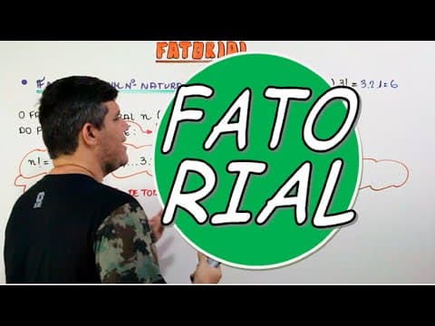 Thumbnail da aula: FATORIAL