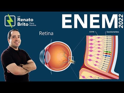 Thumbnail da aula: ENEM 2022 | Física | No processo de captação da luz pelo olho para a formação de imagens