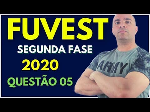 Thumbnail da aula: FUVEST 2ª FASE 2020 - Tema: CÁLCULO ESTEQUIOMÉTRICO e REAÇÕES QUÍMICAS