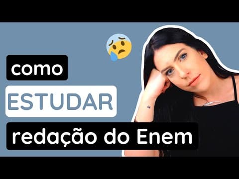 Thumbnail da aula: Como começar a estudar redação do zero