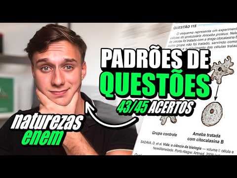 Thumbnail da aula: PADRÕES de QUESTÕES em CIÊNCIAS da NATUREZA no ENEM 2026 (EVOLUA RÁPIDO!)