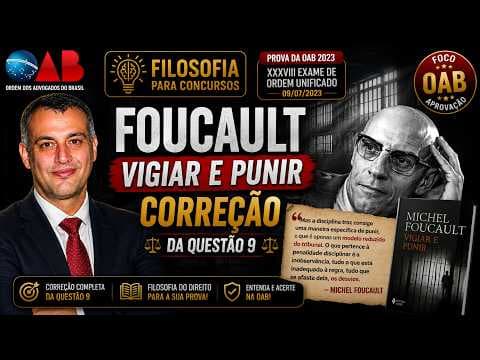 Thumbnail da aula: Foucault em Vigiar e Punir na Prova da OAB 2023
