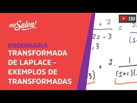 Thumbnail da aula: Me Salva! Transformada de Laplace - Exemplos de transformadas inversas 2