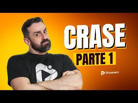 Thumbnail da aula: O uso OBRIGATÓRIO da crase | Proenem
