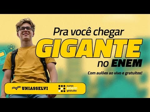 Thumbnail da aula: 1º AULÃO ENEM - Redação e Linguagens