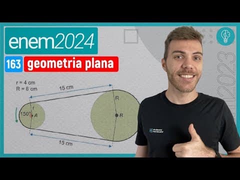 Thumbnail da aula: Um sistema de polias circulares e correias é um dos mecanismos responsáveis - GEOMETRIA PLANA