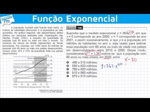 Thumbnail da aula: ENEM 2009 Matemática #3 - Função Exponencial