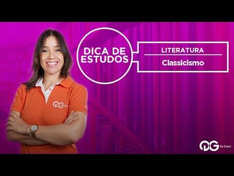 Thumbnail da aula: Dica de Estudo: Classicismo || Literatura com Prof Silvia Gelpke
