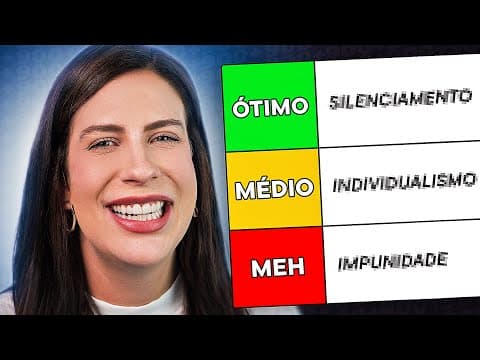 Thumbnail da aula: TIER LIST MELHORES ARGUMENTOS para sua REDAÇÃO ENEM 2024