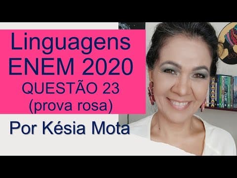 Thumbnail da aula: Questão 23 do ENEM 2020 (prova rosa)