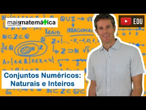 Thumbnail da aula: Conjuntos Numéricos: Números Naturais e Inteiros (Aula 1 de 4)