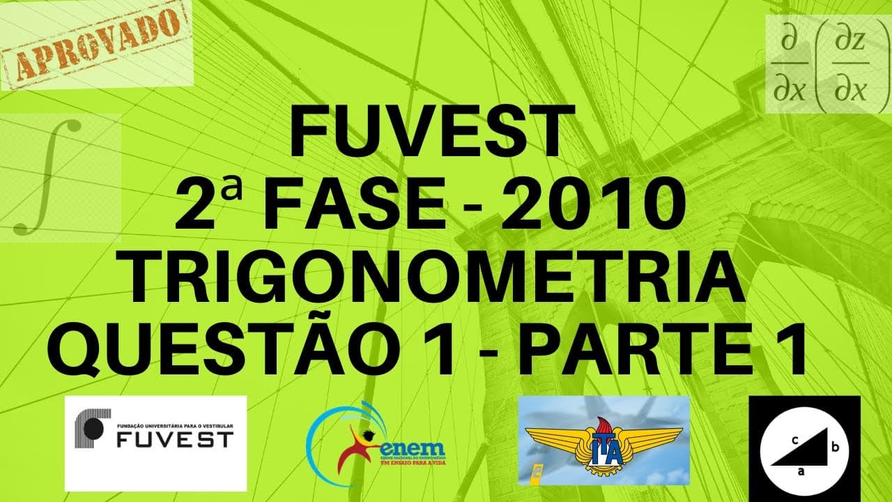 Thumbnail: #10 - Fuvest - 2ª fase 2010 - Questão 1 de matemática - Parte A