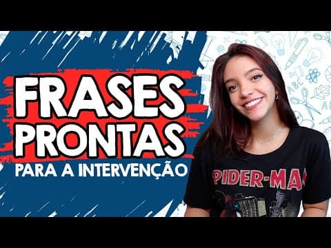Thumbnail da aula: FRASES PRONTAS PARA TERMINAR SUA REDAÇÃO - Débora Aladim