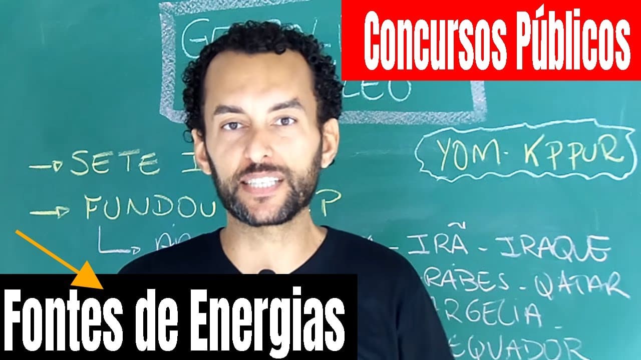 Thumbnail: Fontes de Energia | Geografia para Concursos Públicos | OPEP | Sete Irmãs