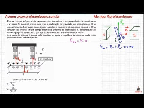 Thumbnail da aula: EXERCÍCIOS PARA REVISÃO DE FÍSICA - Café com o Professor Boaro